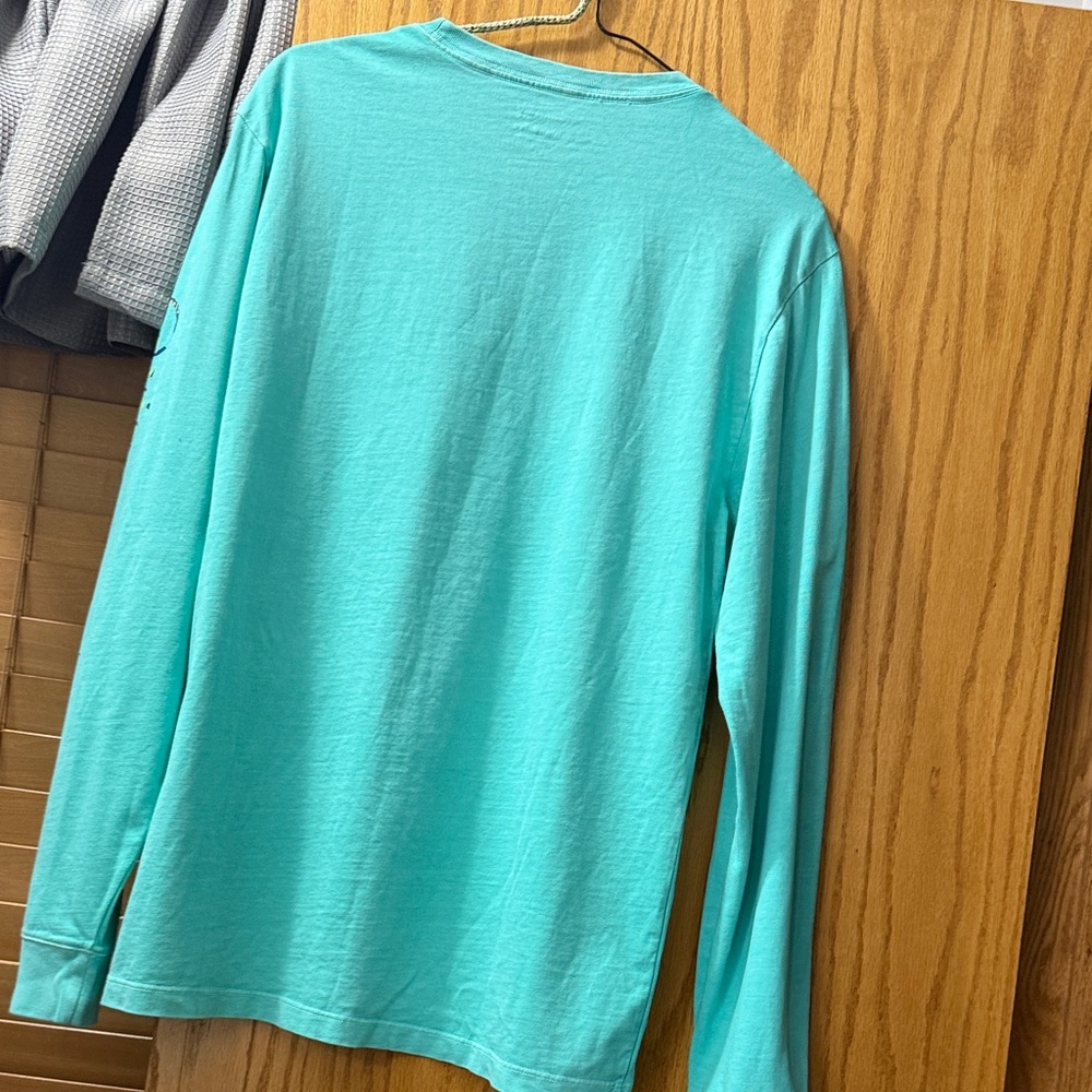 Vineyard Vines Turquoise Long Sleeve Tee - Picture 6 of 6